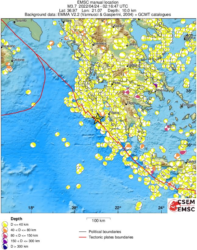 Regional moment Tensor
