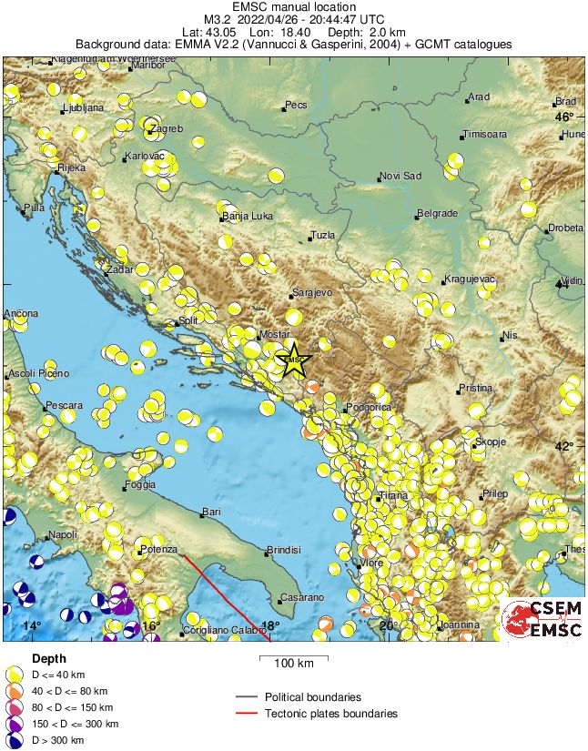 Regional moment Tensor