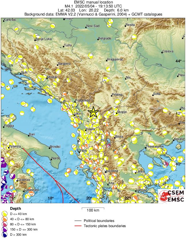 Regional moment Tensor