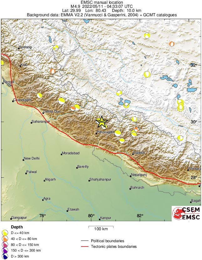 Regional moment Tensor