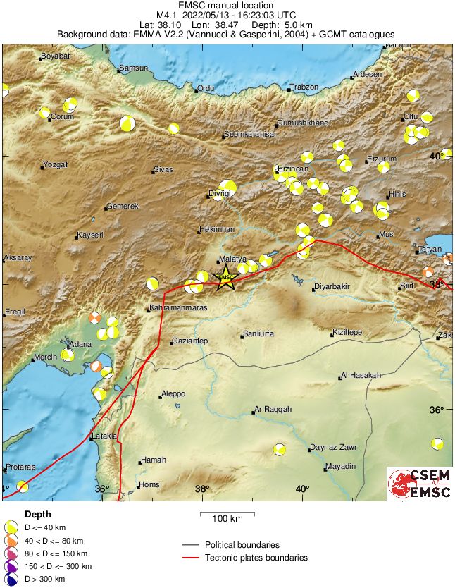 Regional moment Tensor