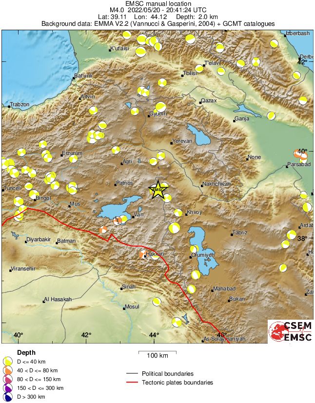 Regional moment Tensor