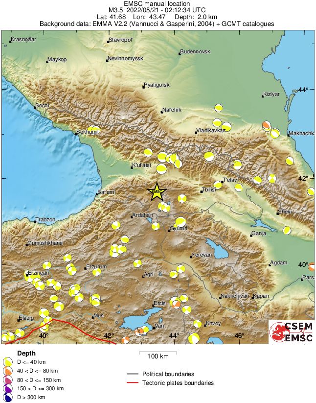 Regional moment Tensor