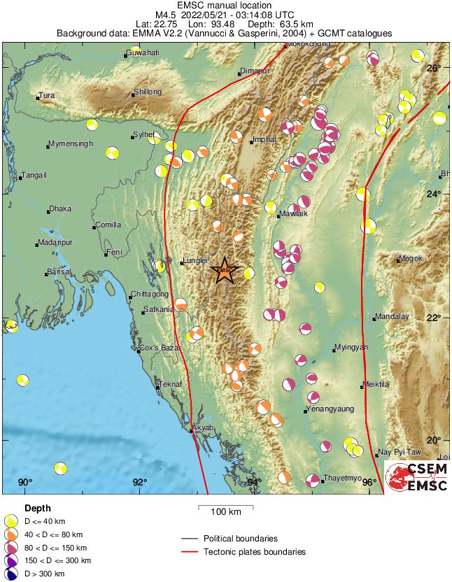 Regional moment Tensor