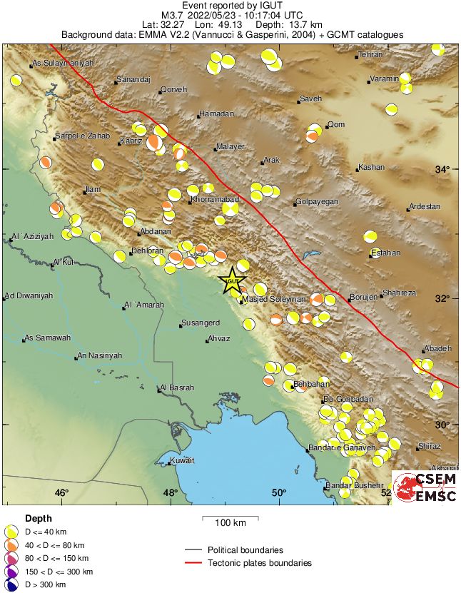 Regional moment Tensor