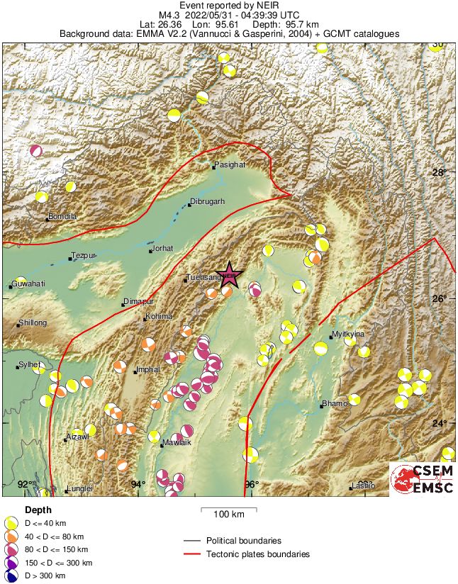 Regional moment Tensor