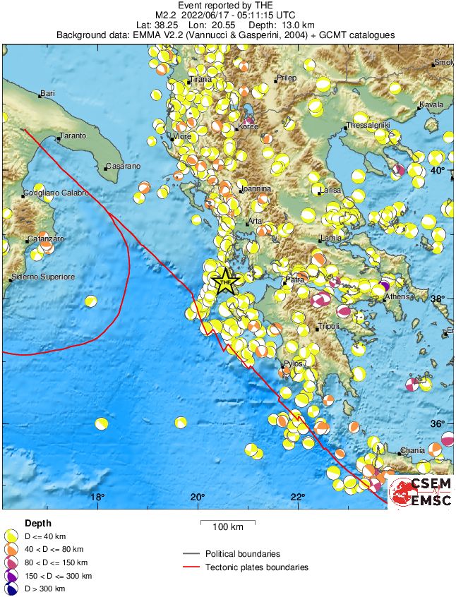 Regional moment Tensor
