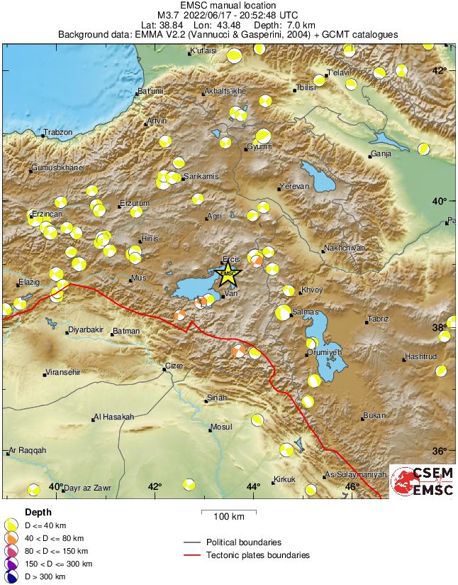Regional moment Tensor