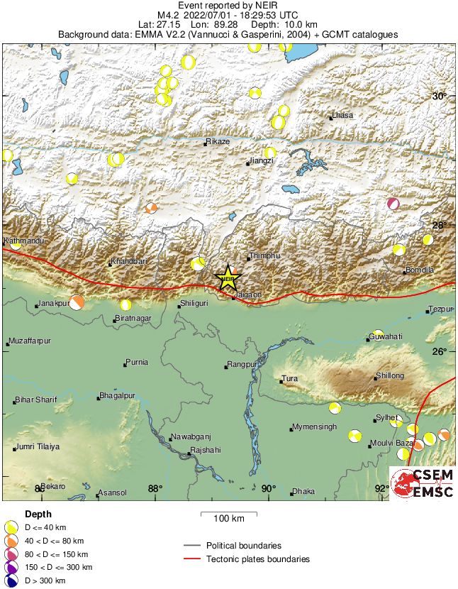 Regional moment Tensor