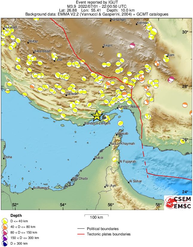 Regional moment Tensor