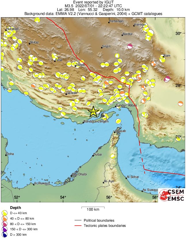 Regional moment Tensor