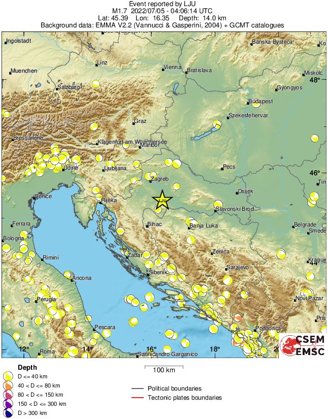 Regional moment Tensor