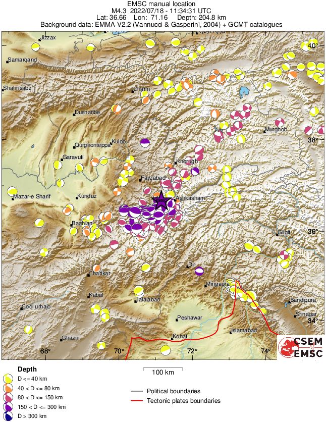 Regional moment Tensor