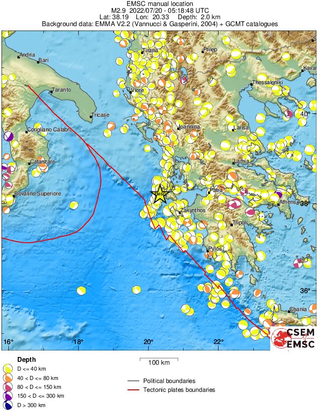 Regional moment Tensor