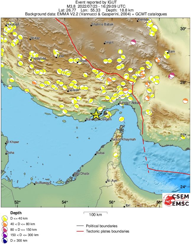 Regional moment Tensor