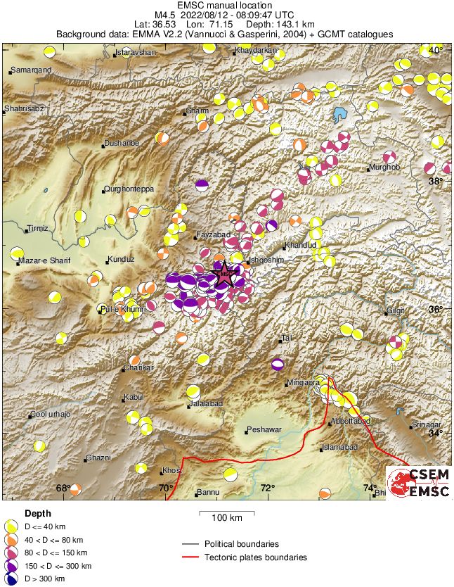 Regional moment Tensor