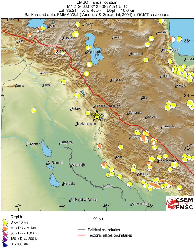 Regional moment Tensor