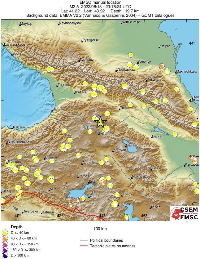 Regional moment Tensor