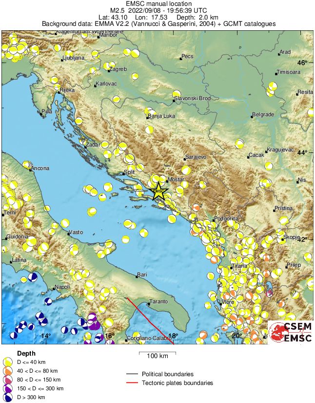 Regional moment Tensor