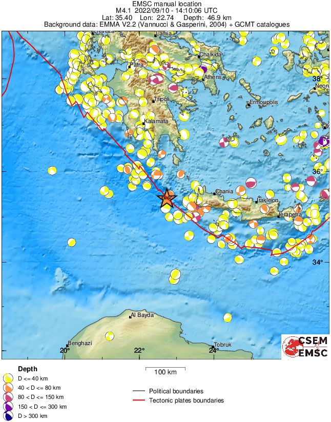 Regional moment Tensor