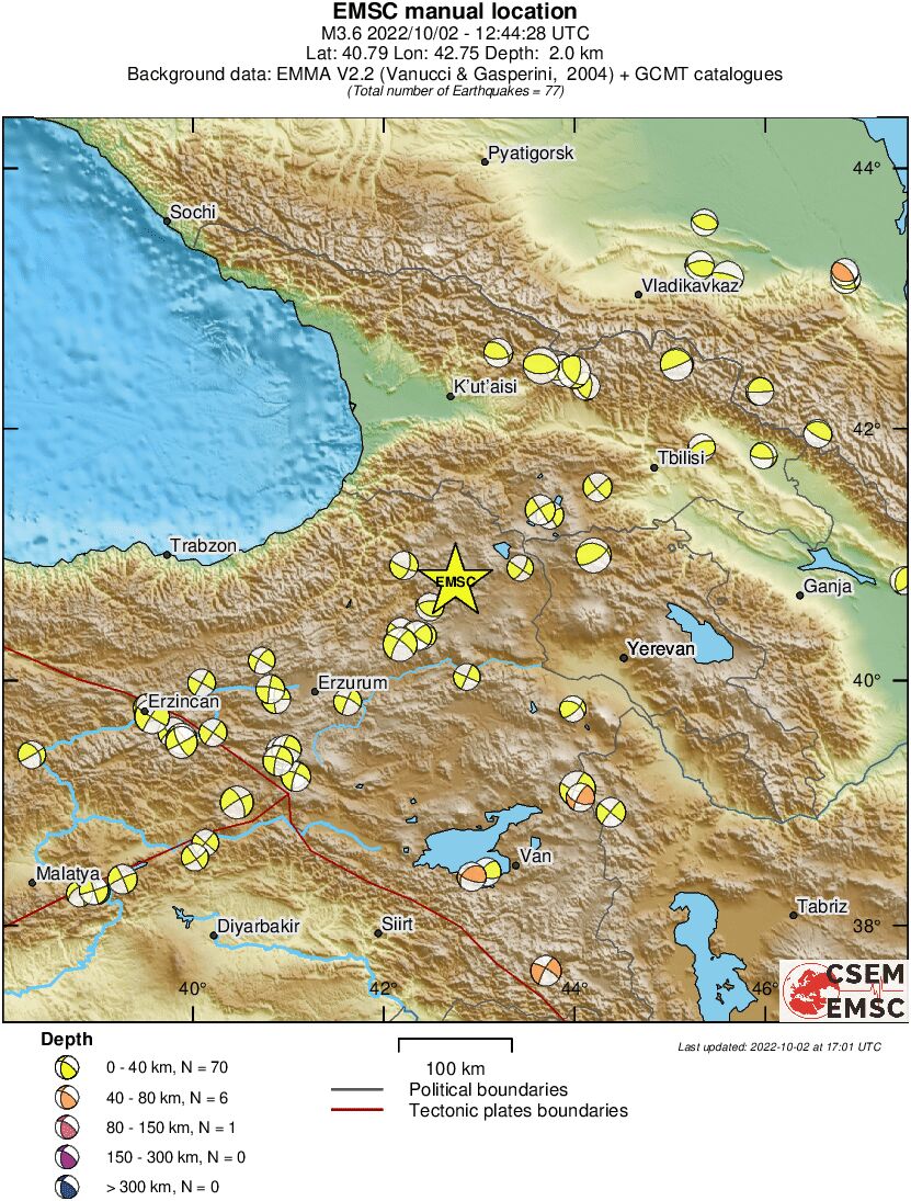 Regional moment Tensor