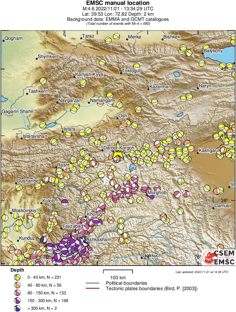 Regional moment Tensor