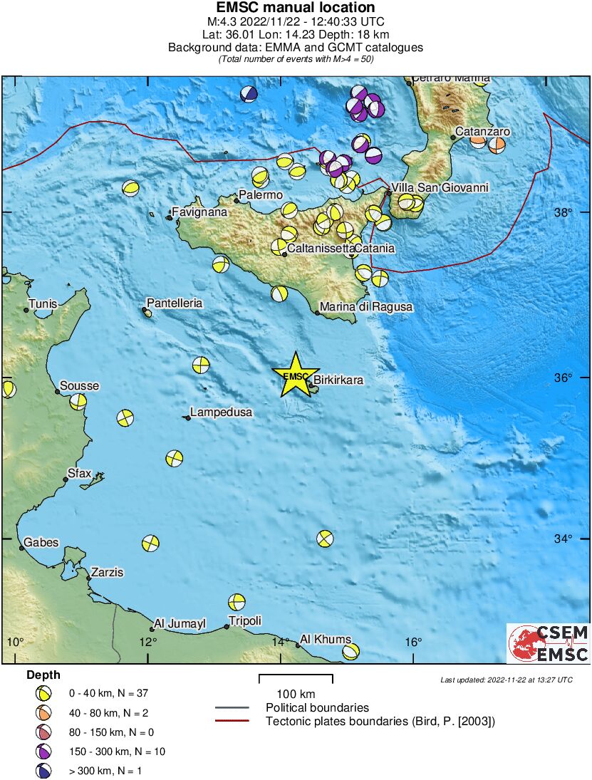 Regional moment Tensor