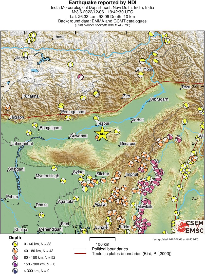 Regional moment Tensor