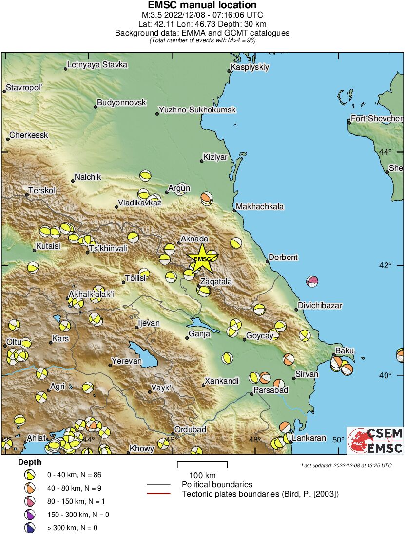 Regional moment Tensor