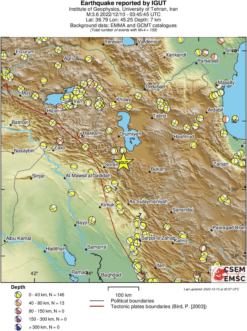 Regional moment Tensor