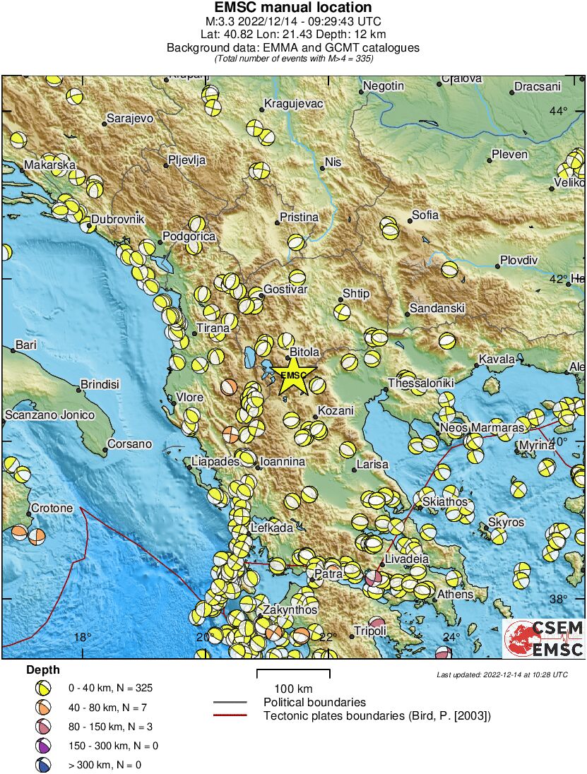 Regional moment Tensor