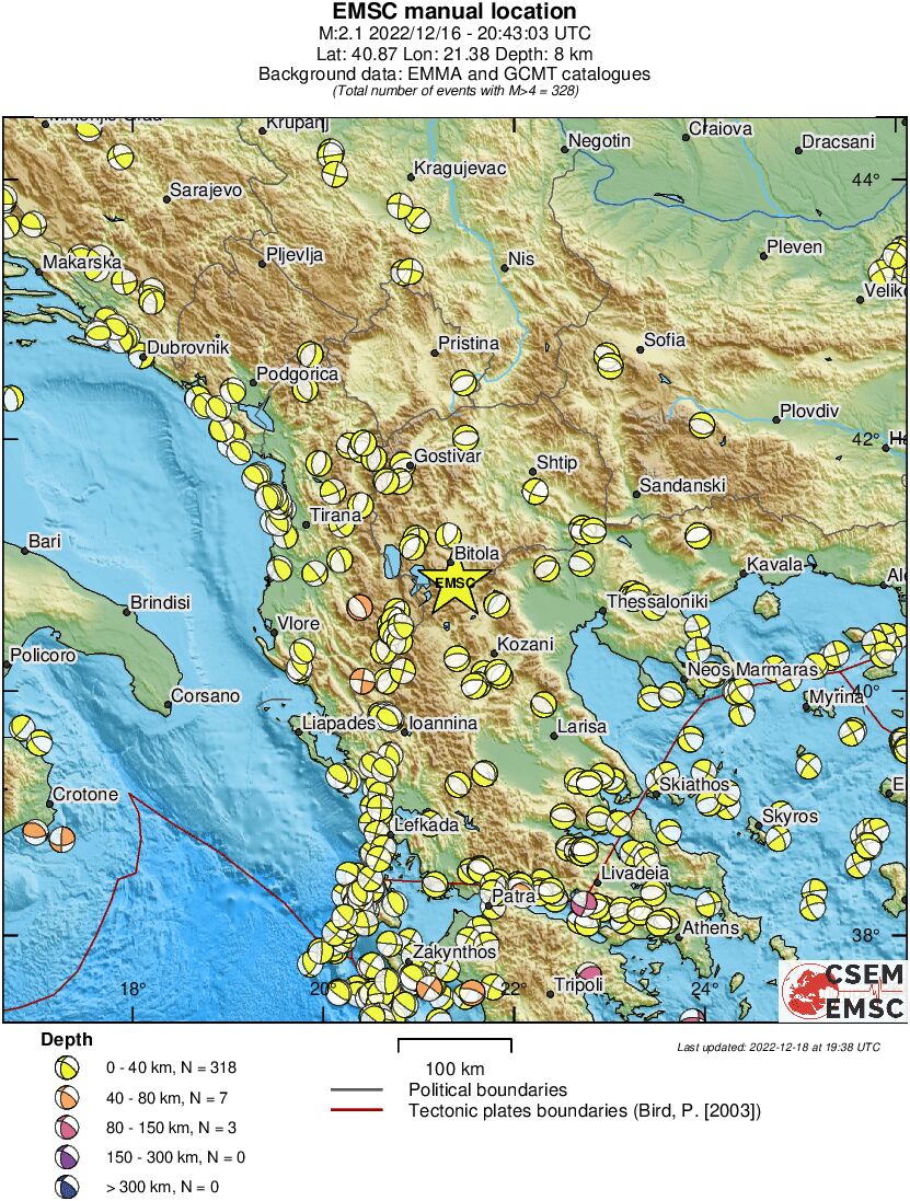 Regional moment Tensor
