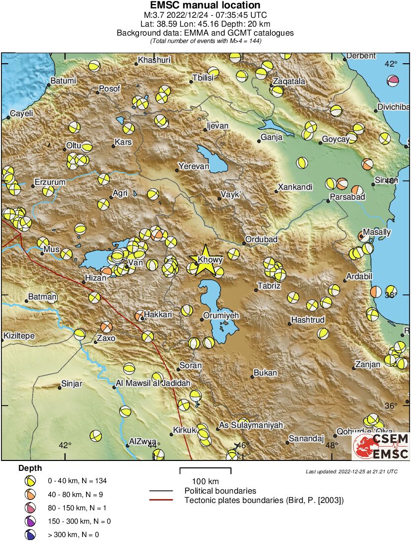 Regional moment Tensor