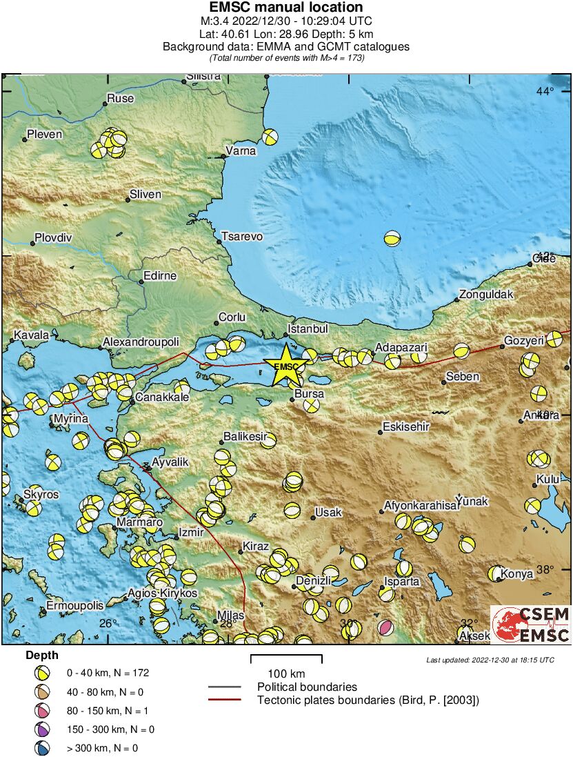 Regional moment Tensor