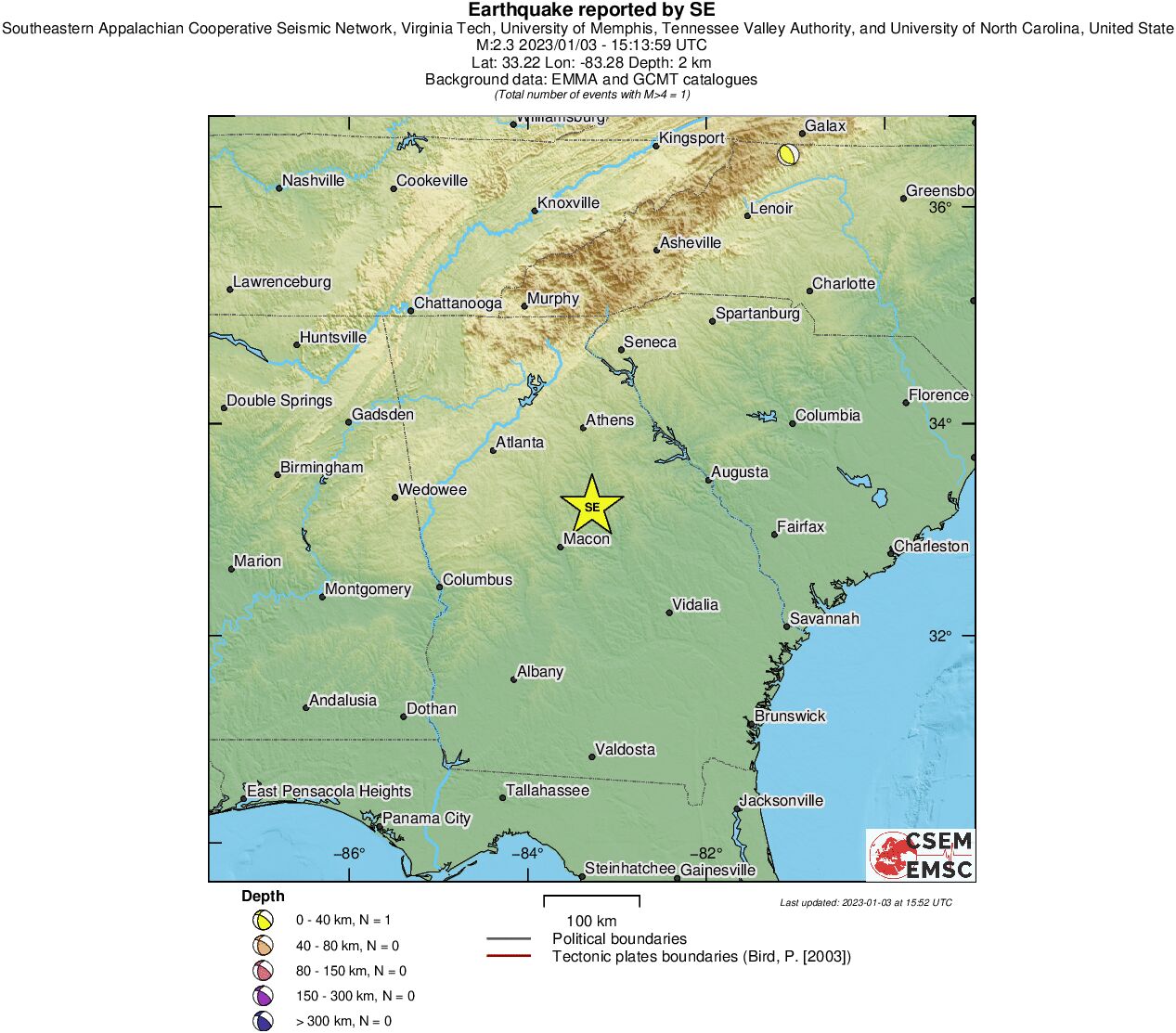 Regional moment Tensor