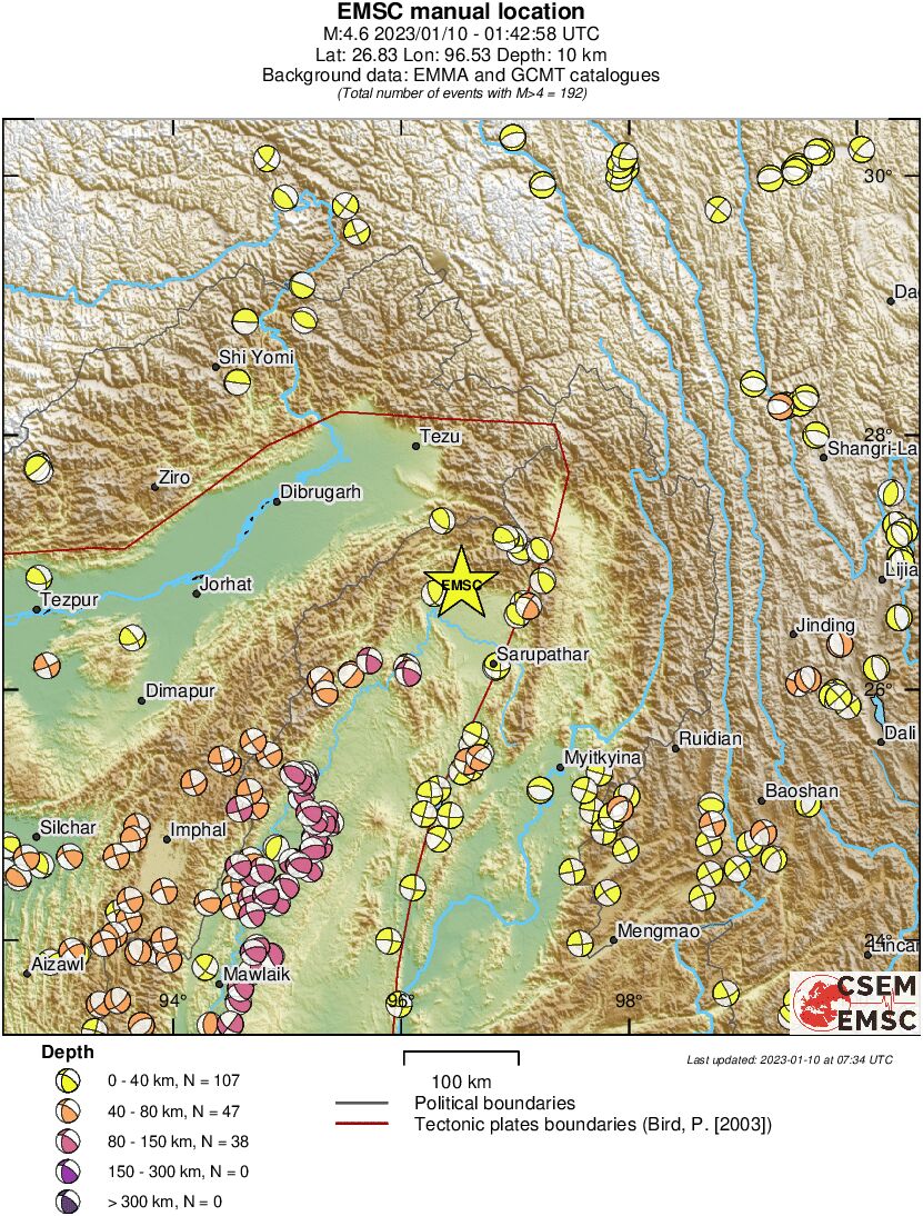 Regional moment Tensor