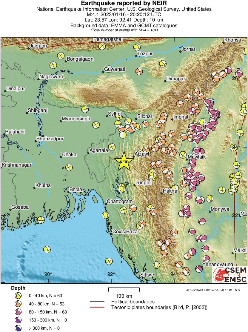 Regional moment Tensor