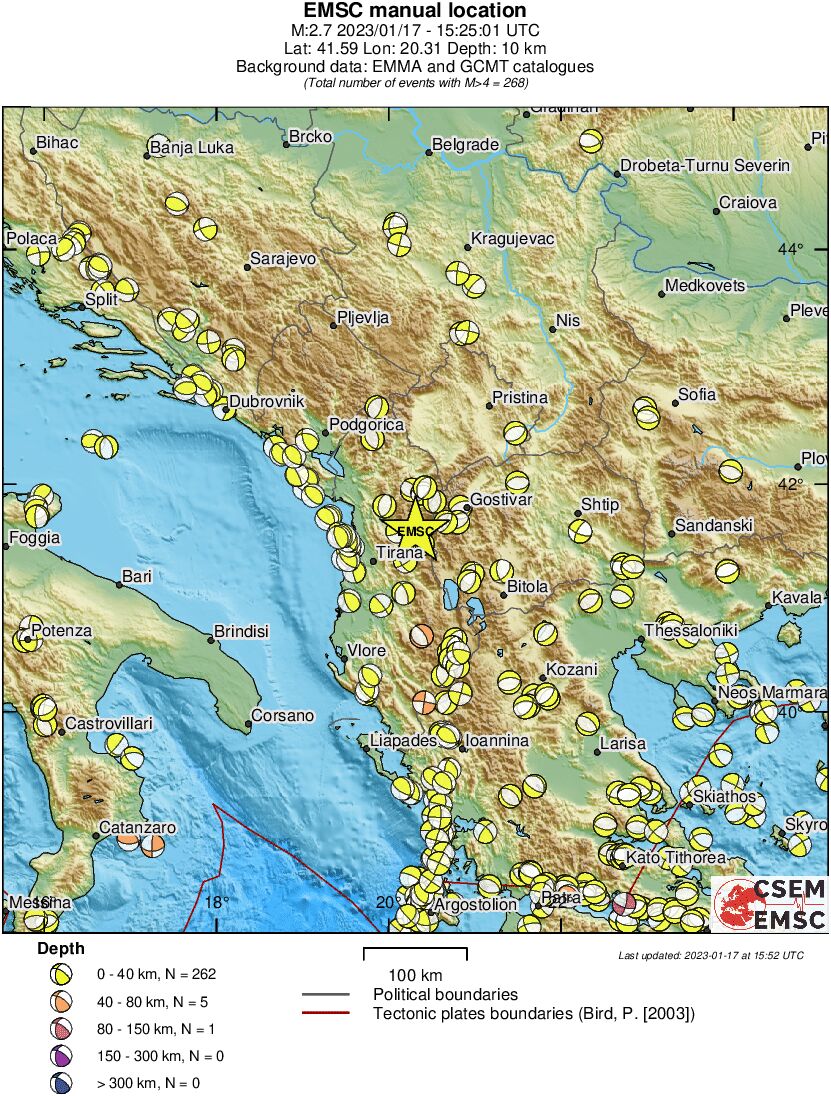 Regional moment Tensor