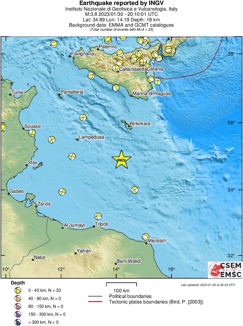 Regional moment Tensor