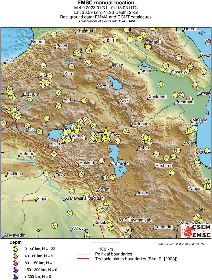 Regional moment Tensor
