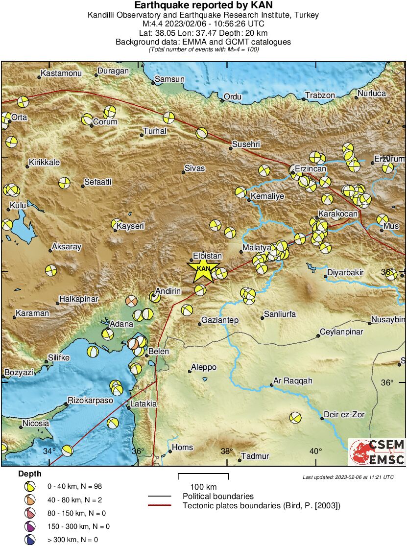 Regional moment Tensor