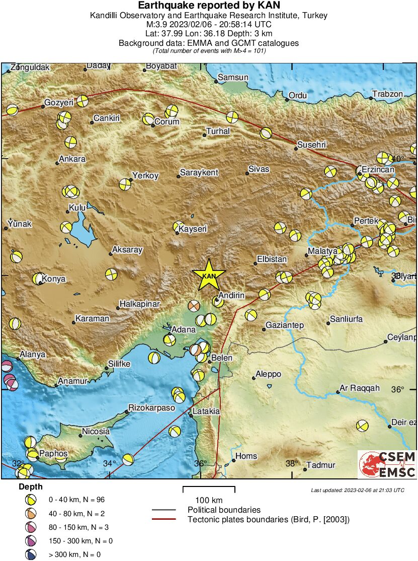Regional moment Tensor