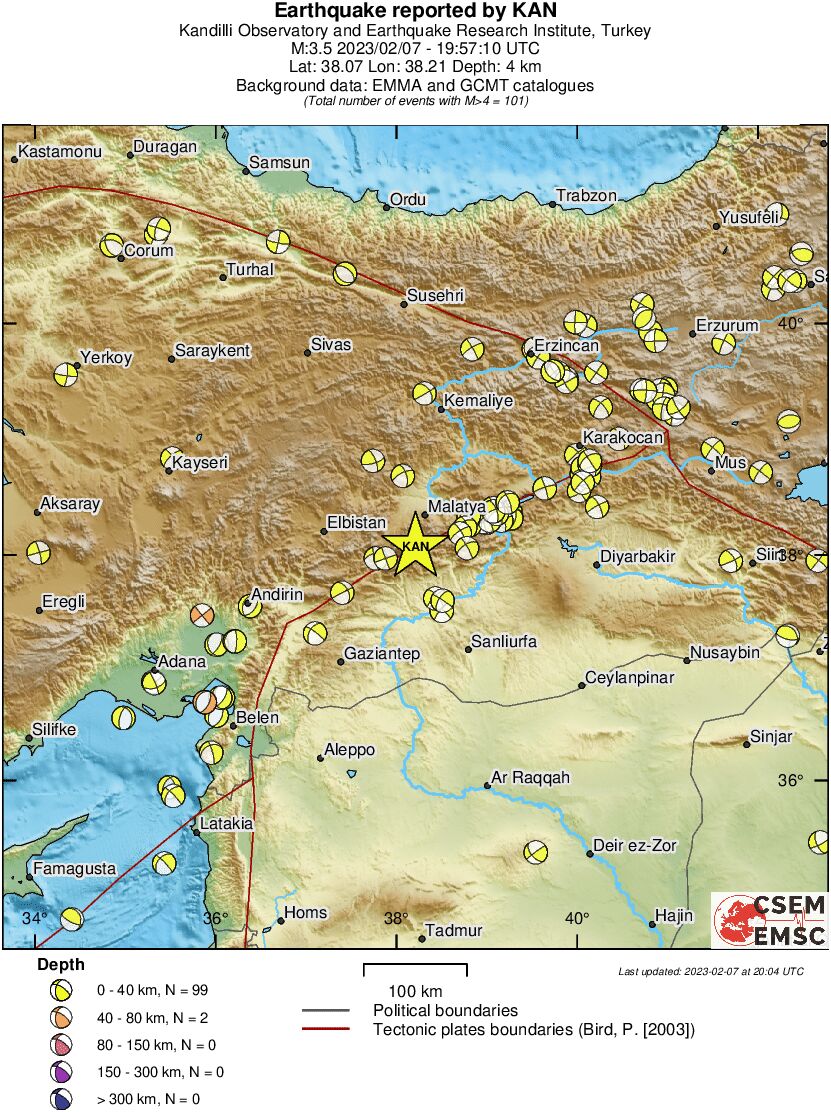 Regional moment Tensor