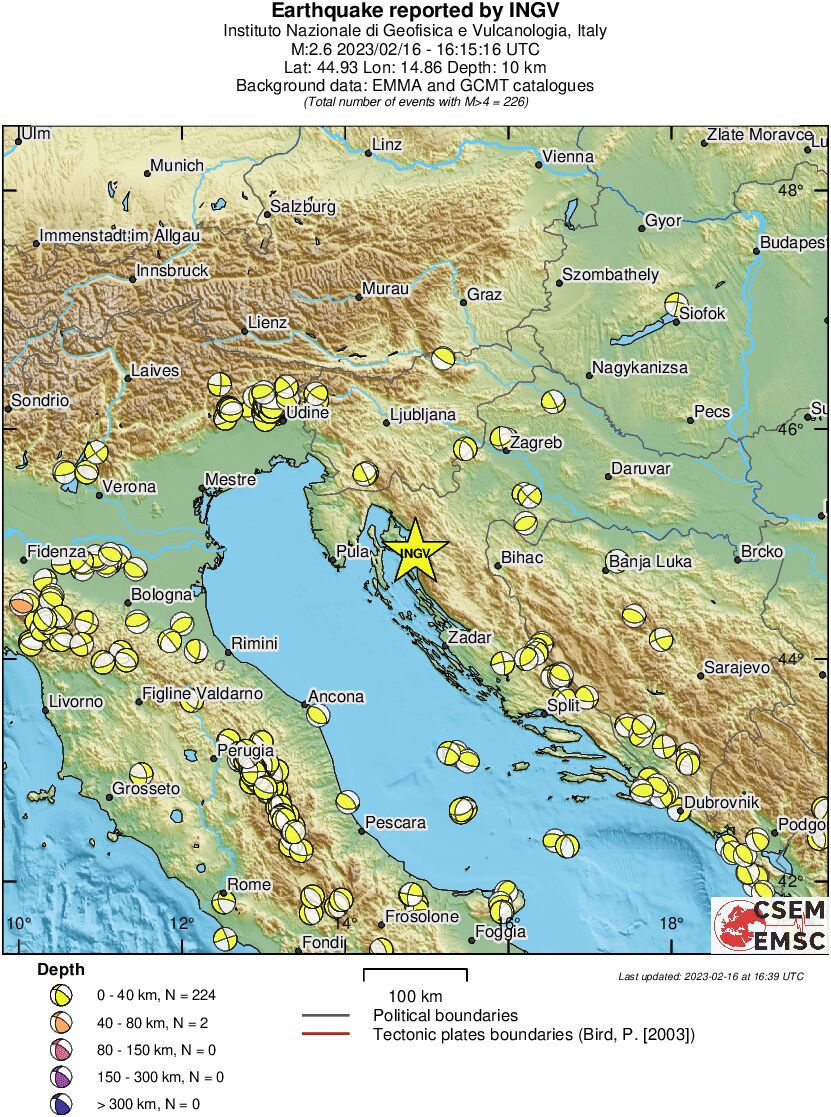 Regional moment Tensor