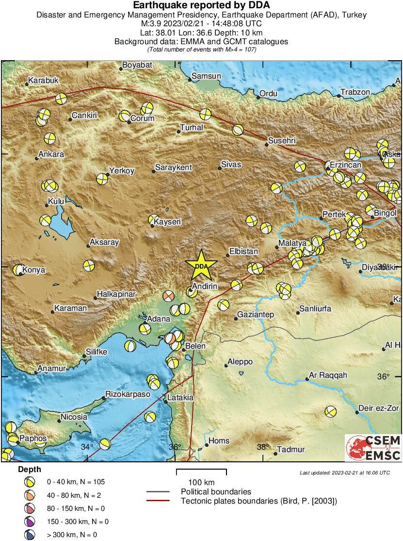Regional moment Tensor