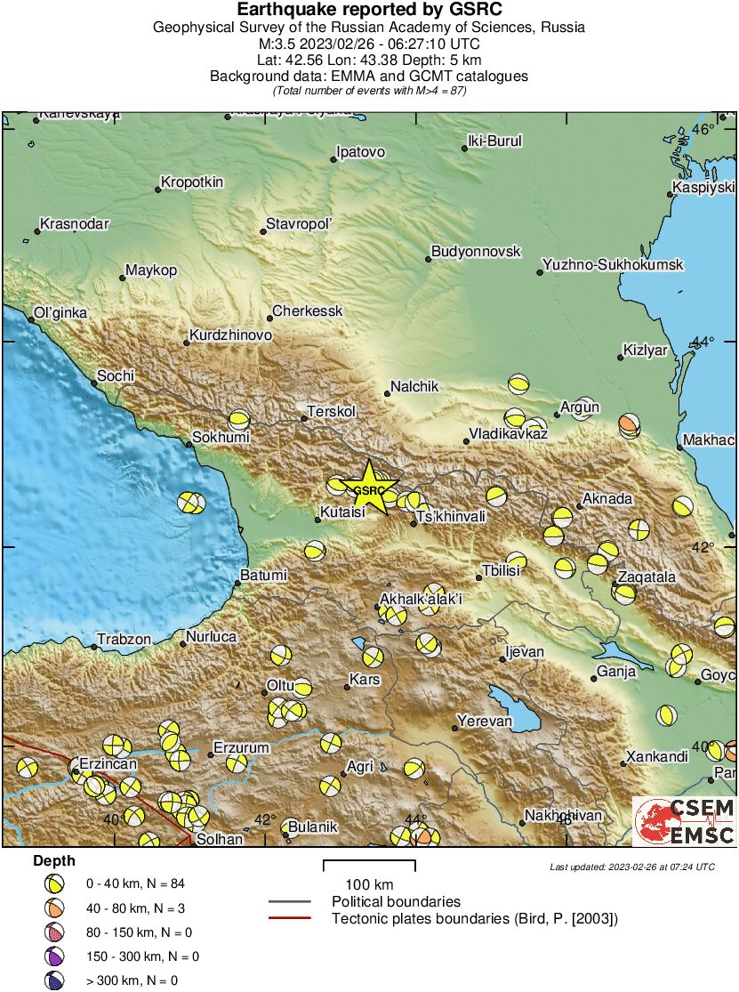 Regional moment Tensor