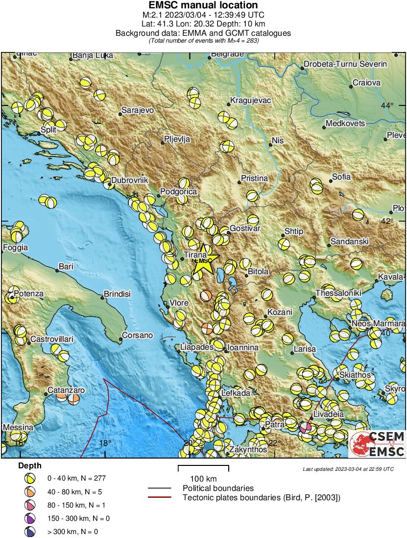 Regional moment Tensor