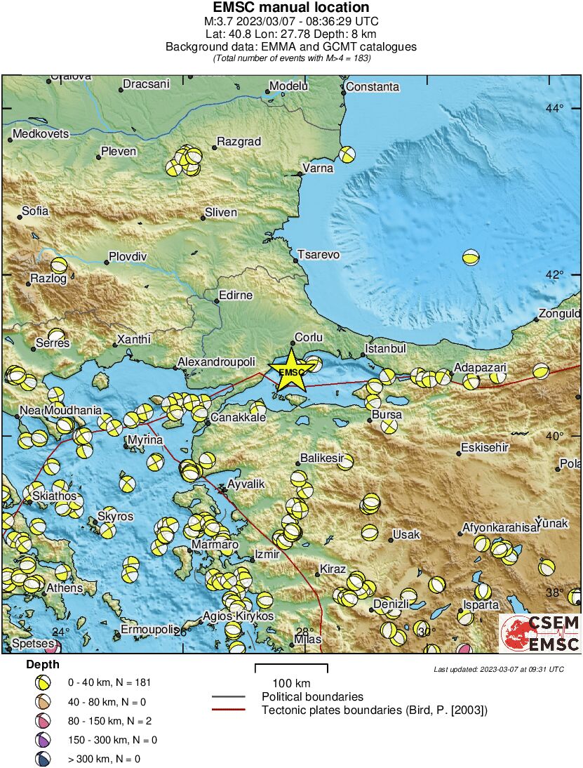 Regional moment Tensor