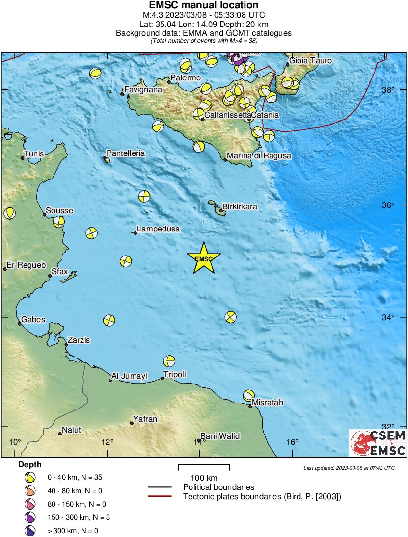 Regional moment Tensor