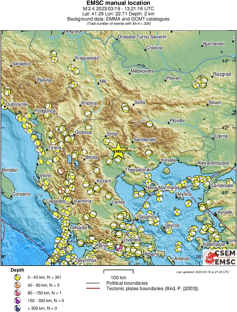 Regional moment Tensor